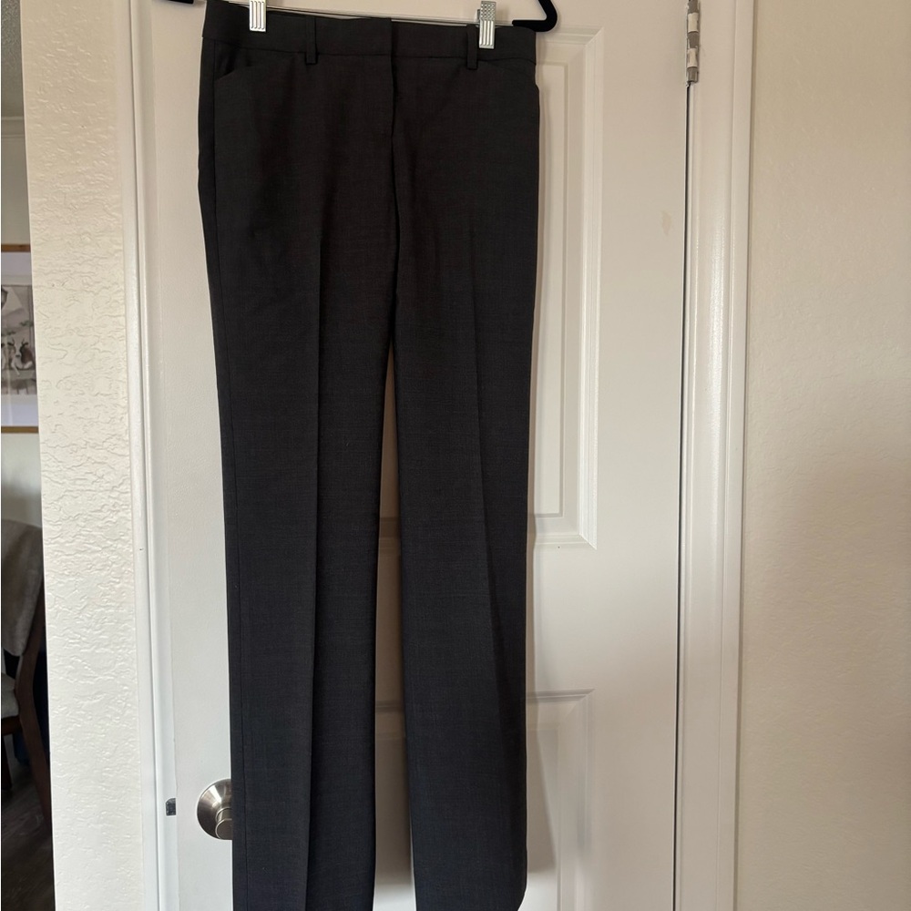 Theory max C sevona Charcoal Wool blend Dress Pants size 0